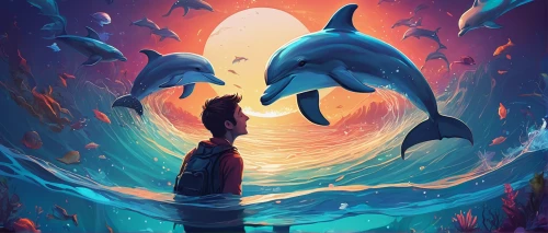 dolphin background,dolphin-afalina,two dolphins,dolphins,dolphinarium,oceanic dolphins,dolphins in water,girl with a dolphin,orca,bottlenose dolphins,trainer with dolphin,dolphin coast,dolphin rider,giant dolphin,dolphin,dolphin show,the dolphin,aquarium inhabitants,mermaid background,dolphin swimming,Conceptual Art,Fantasy,Fantasy 21