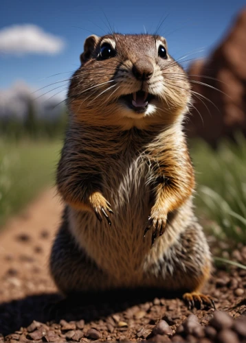 ground squirrel,chipmunk,prairie dog,hungry chipmunk,arizona black tailed prairie dog,gopher,ground squirrels,antelope squirrels,alpine marmot,eastern chipmunk,organ mountains chipmunk,prairie dogs,tree chipmunk,kangaroo rat,marmota marmota,marmot,groundhog,meerkat,backlit chipmunk,hoary marmot,Illustration,Realistic Fantasy,Realistic Fantasy 18