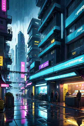 cyberpunk,futuristic landscape,kowloon,colorful city,hong kong,tokyo city,harbour city,cityscape,shinjuku,fantasy city,metropolis,futuristic,shanghai,tokyo,city corner,neon arrows,scifi,rain bar,dystopian,taipei,Anime,Anime,General