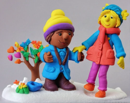 snow figures,marzipan figures,clay figures,clay animation,plasticine,wooden figures,miniature figures,girl and boy outdoor,smurf figure,cartoon flowers,figurines,little people,play figures,felted easter,play-doh,tree toppers,plush figures,scandia gnomes,frutti di bosco,figurine,Unique,3D,Clay