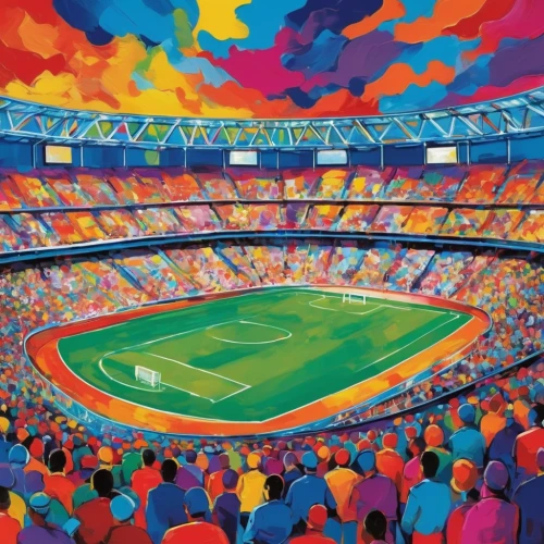 european football championship,olympic stadium,stadium,soccer-specific stadium,world cup,netherlands-belgium,football stadium,olympiaturm,uefa,coliseum,armenia,stade,sport venue,olympic summer games,european championship,san paolo,the atmosphere,rfk stadium,football pitch,copa,Conceptual Art,Oil color,Oil Color 25