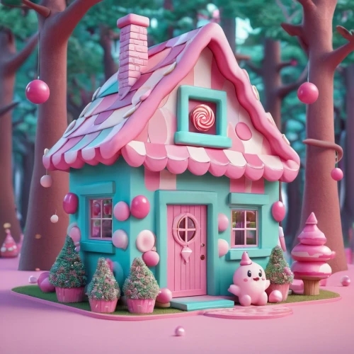 fairy house,little house,miniature house,fairy village,doll house,fairy door,3d render,playhouse,sugar house,gingerbread house,small house,the gingerbread house,3d fantasy,witch's house,crispy house,the little girl's room,doll kitchen,fairy chimney,house in the forest,dollhouse,Unique,3D,3D Character