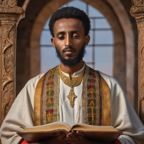 ethiopia,axum,lalibela,addis ababa,metropolitan bishop,eritrea,prophet,ankh,afar tribe,middle eastern monk,benediction of god the father,official portrait,sermon,portrait of christi,saint mark,mulukhiyah,moor,yemeni,priesthood,the abbot of olib,Photography,General,Natural