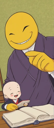 wooser,sōjutsu,tatami,kado,sensei,unagi,battōjutsu,iaijutsu,horumonyaki,tsukemono,osomatsu,yo-kai,gadsden,simson,shinigami,nikuman,animated cartoon,cute cartoon character,garp fish,yang,Illustration,Paper based,Paper Based 08