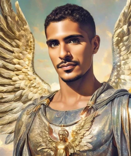 the archangel,archangel,guardian angel,greek god,god,business angel,angelology,messenger of the gods,angel moroni,angel,baroque angel,prophet,uriel,tutankhamun,poseidon god face,angels,el djem,black angel,son of god,pegasus