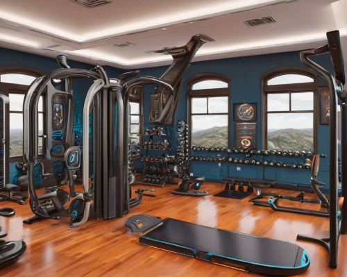 fitness room,fitness center,exercise equipment,workout equipment,indoor cycling,leisure facility,weightlifting machine,exercise machine,elliptical trainer,gymnastics room,3d rendering,fitness coach,workout items,gym,indoor rower,running machine,training apparatus,personal trainer,facility,pair of dumbbells,Illustration,Abstract Fantasy,Abstract Fantasy 12