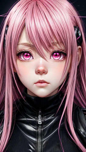 luka,doll's facial features,ganmodoki,dark pink,kotobukiya,uruburu,female doll,anime 3d,chaoyang,humanoid,dark pink in colour,yukio,marionette,pink background,nora,artist doll,a200,doll's head,doll face,zero