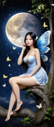 faerie,faery,fairies aloft,little girl fairy,fairy tale character,blue butterfly background,fairy,cupido (butterfly),fairy queen,fantasy picture,rosa ' the fairy,blue moon rose,rosa 'the fairy,moonbeam,garden fairy,child fairy,fantasy art,blue moon,fairies,the night of kupala