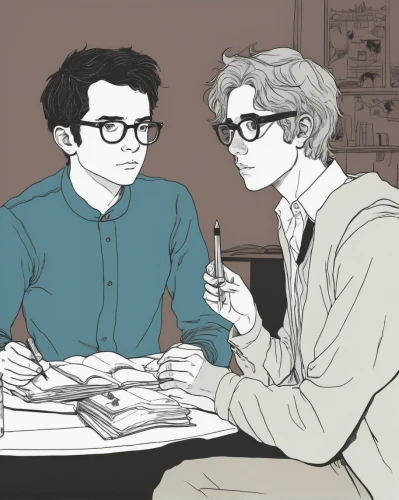 nerd,husbands,tutoring,reading glasses,geek,coloring,examining,specs,domestic,tutor,hipsters,boyfriends,eyeglasses,natural scientists,colouring,glasses glass,study room,spectacles,glasses,two glasses,Illustration,Vector,Vector 10