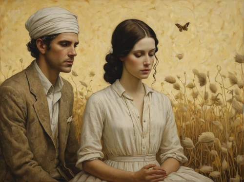 young couple,grant wood,millet,vintage man and woman,man and wife,romantic portrait,mayflies,man and woman,vintage boy and girl,the listening,two people,la violetta,courtship,beekeepers,lover's grief,cloves schwindl inge,as a couple,contemporary witnesses,girl with bread-and-butter,cupido (butterfly),Illustration,Realistic Fantasy,Realistic Fantasy 09