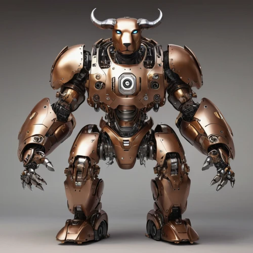 butomus,war machine,minibot,armored animal,mech,military robot,minotaur,3d model,bolt-004,armored,bot,metal figure,mecha,scrap sculpture,humanoid,industrial robot,brute,iron,steel man,robot
