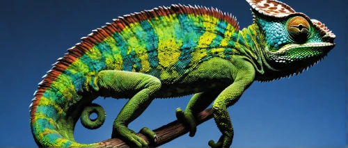 panther chameleon,meller's chameleon,beautiful chameleon,yemen chameleon,common chameleon,chameleon,ring-tailed iguana,chameleon abstract,malagasy taggecko,sleeping chameleon,iguanidae,green iguana,dragon lizard,triceratops,furcifer pardalis,landmannahellir,pachycephalosaurus,iguana,saurian,chinese water dragon,Illustration,American Style,American Style 02