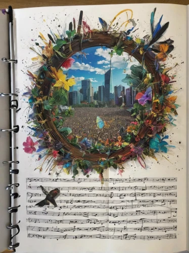 music book,musical background,journal page,book page,birds of chicago,symphony,music notes,musical paper,song book,hymn book,orchestral,songbook,background scrapbook,musical notes,bird painting,music paper,music books,book pages,sheet of music,music sheets,Conceptual Art,Graffiti Art,Graffiti Art 02