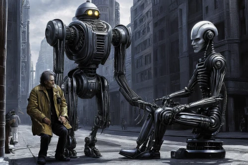 robots,cybernetics,sci fiction illustration,robotic,industrial robot,robotics,droids,machines,endoskeleton,robot,science-fiction,science fiction,sci fi,humanoid,robot combat,humans,scifi,droid,sci - fi,sci-fi,Conceptual Art,Sci-Fi,Sci-Fi 02