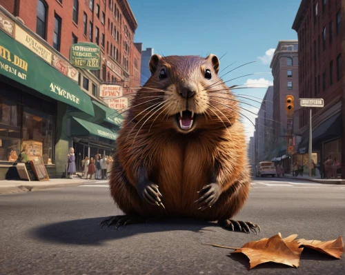 beaver rat,groundhog,groundhog day,anthropomorphized animals,rodent,rodents,musical rodent,gopher,ratatouille,nutria,nutria-young,splinter,digital compositing,rodentia icons,the squirrel,marmota marmota,squirell,raccoon,animal film,beaver,Illustration,Retro,Retro 04