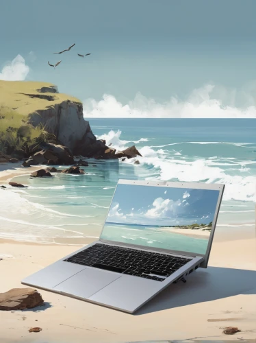 chromebook,hp hq-tre core i5 laptop,laptop,graphics tablet,beach background,laptop screen,pc laptop,lenovo,beach landscape,netbook,ocean background,background vector,beach scenery,laptop accessory,laptops,digital nomads,computer graphics,laptop replacement screen,laptop in the office,digital compositing,Conceptual Art,Fantasy,Fantasy 10