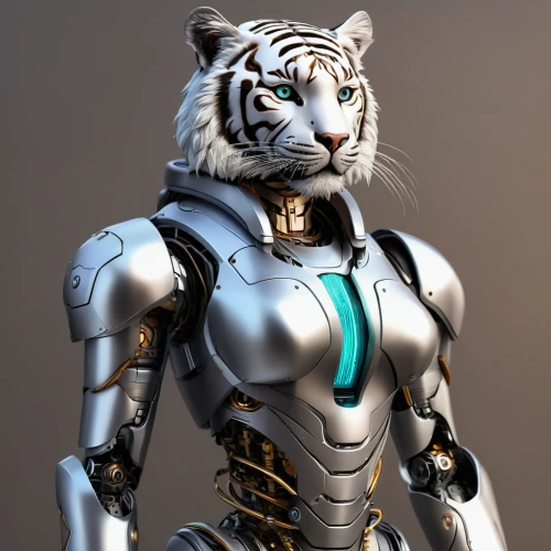 armored animal,royal tiger,white tiger,a tiger,jaguar,tiger,armored,amurtiger,white bengal tiger,armor,armour,siberian tiger,liger,cyborg,cat warrior,type royal tiger,cybernetics,blue tiger,breed cat,knight armor