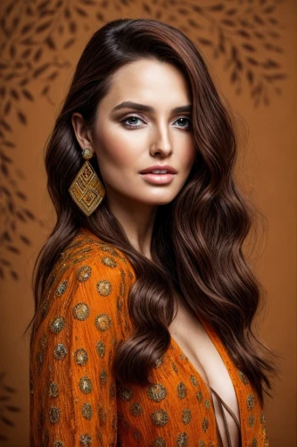 persian,indian,indian woman,indian celebrity,argan,portrait background,management of hair loss,orange color,iranian,orange,social,brown fabric,indian girl,yellow brown,orange robes,fashion vector,woman portrait,romantic look,smooth hair,bollywood,Common,Common,Fashion