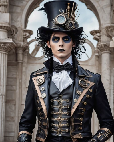 the carnival of venice,gothic fashion,steampunk,ringmaster,the victorian era,aristocrat,gothic portrait,black pearl,victorian fashion,victorian style,costume design,venetia,gothic style,masquerade,hatter,cosplay image,victorian,venetian mask,victorian lady,pirate,Photography,Fashion Photography,Fashion Photography 03