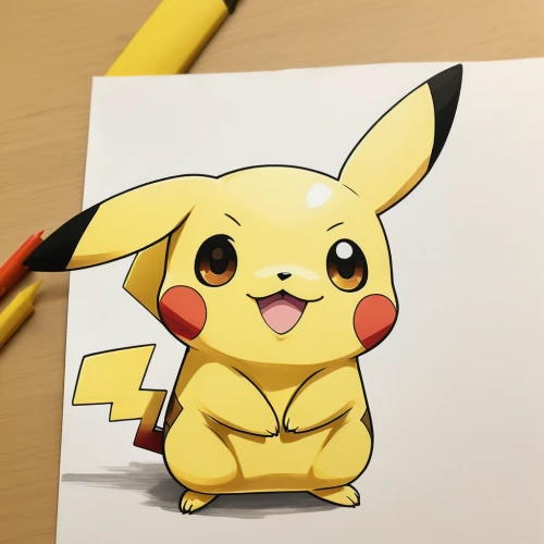 pika,pikachu,pixaba,sticky note,post-it note,to draw,cute cartoon character,pencil icon,pokemon,pokémon,drawing,post it note,post-it notes,pencil,star drawing,abra,coloring,post-it,pen,drawn,Illustration,Japanese style,Japanese Style 14