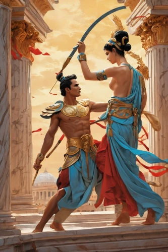 rome 2,romans,ramayana,greek mythology,sparta,ancient rome,gladiators,greco-roman wrestling,greek myth,roman history,artemis temple,hispania rome,gladiator,odyssey,perseus,virgos,pankration,thymelicus,julius caesar,greek gods figures,Conceptual Art,Fantasy,Fantasy 23