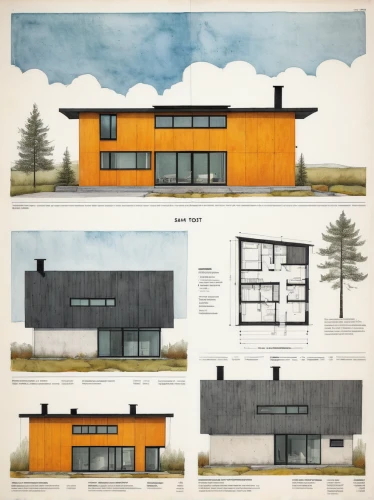 house drawing,houses clipart,mid century house,facade panels,mid century modern,architect plan,modern house,archidaily,modern architecture,3d rendering,exterior decoration,house painting,facade painting,frame house,dunes house,kirrarchitecture,house shape,house floorplan,timber house,corten steel,Art,Artistic Painting,Artistic Painting 49