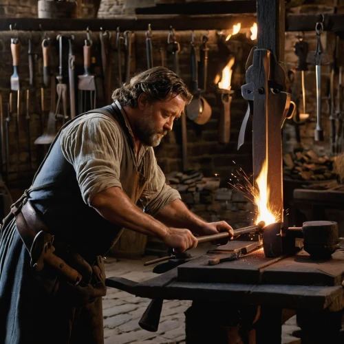 blacksmith,tinsmith,farrier,metalsmith,iron pour,forge,craftsmen,smelting,steelworker,iron-pour,stonemason's hammer,woodworker,blackhouse,candlemaker,foundry,metalworking,brick-making,shoemaking,woodworking,gunsmith,Photography,General,Natural