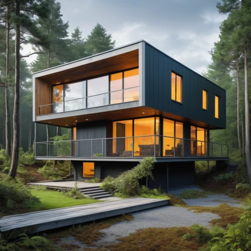 house in the forest,cubic house,modern architecture,modern house,timber house,cube house,wooden house,dunes house,inverted cottage,smart house,eco-construction,mid century house,danish house,frame house,corten steel,smart home,modern style,house in the mountains,house in mountains,metal cladding,Conceptual Art,Sci-Fi,Sci-Fi 18