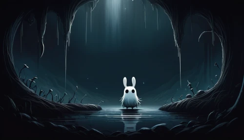 white rabbit,rabbit,gray hare,little rabbit,rabbits,arctic hare,white bunny,deco bunny,hollow way,bunny,hare,wild rabbit,hare trail,easter background,rabbits and hares,cottontail,cave,jack rabbit,little bunny,rabbit family,Illustration,Abstract Fantasy,Abstract Fantasy 22