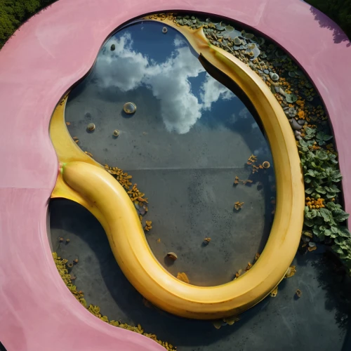 inflatable ring,curvy road sign,horse shoe,crescent spring,sickle,banana,traffic circle,semi circle arch,playground slide,horseshoe,roundabout,banana peel,dolphin bananas,banana dolphin,children's playground,horseshoes,airbnb logo,airbnb icon,crescent,bananas,Photography,Fashion Photography,Fashion Photography 05