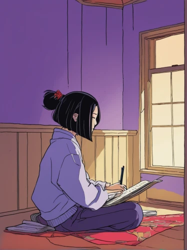 girl studying,coloring,japanese-style room,tea ceremony,girl sitting,colouring,girl at the computer,hanbok,reading,mukimono,to write,kimono,writer,writing-book,koto,little girl reading,tsukemono,writing,tatami,sensei,Illustration,Vector,Vector 03