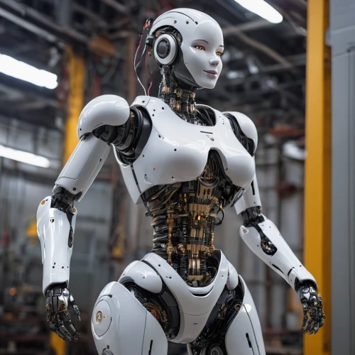 industrial robot,cyborg,robotics,cybernetics,humanoid,robotic,automation,ai,artificial intelligence,robot,women in technology,robots,exoskeleton,automated,robot combat,military robot,protective suit,autonomous,chatbot,pepper
