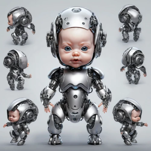 minibot,kewpie dolls,humanoid,baby toys,cybernetics,baby toy,infant,robotic,robots,kewpie doll,cyborg,baby products,robotics,dolls pram,robot,rubber doll,plug-in figures,soft robot,baby icons,metal toys,Conceptual Art,Sci-Fi,Sci-Fi 03