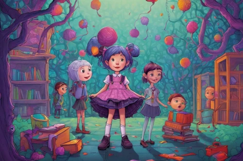 little girl with balloons,pink balloons,kids illustration,colorful balloons,acerola,halloween illustration,acerola family,balloon trip,balloon,balloons,corner balloons,baloons,star balloons,halloween poster,wonderland,children's background,red balloon,the little girl's room,piñata,heart balloons,Illustration,Realistic Fantasy,Realistic Fantasy 05