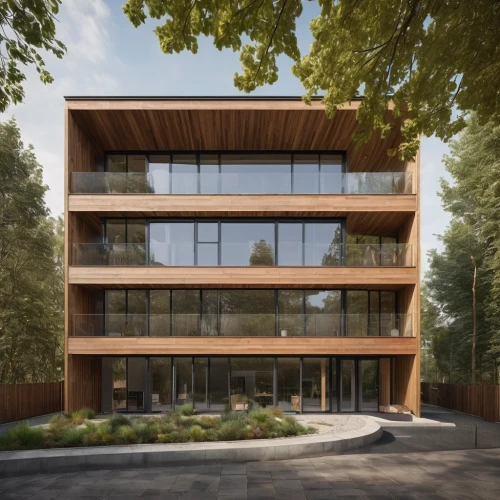 3d rendering,timber house,modern house,wooden facade,dunes house,eco-construction,modern architecture,render,appartment building,modern building,cubic house,archidaily,residential house,house in the forest,frame house,crown render,eco hotel,glass facade,corten steel,wooden house,Photography,General,Natural