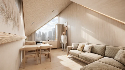 3d rendering,sky apartment,inverted cottage,modern room,loft,penthouse apartment,cabin,render,attic,scandinavian style,japanese-style room,small cabin,livingroom,interior modern design,room divider,interior design,danish room,snowhotel,shared apartment,modern decor