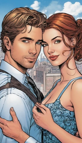 romance novel,robert harbeck,clue and white,honeymoon,young couple,hypersexuality,comic book bubble,rosa ' amber cover,courtship,as a couple,cover,ballroom dance,background image,marvels,comic books,wedding icons,husband and wife,argentinian tango,bodice,titanic,Illustration,American Style,American Style 04