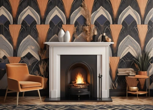 fireplace,patterned wood decoration,fireplaces,fire place,tiled wall,spanish tile,art deco background,moroccan pattern,log fire,ceramic tile,almond tiles,wood-burning stove,background pattern,wall plaster,fire screen,christmas fireplace,tiles,contemporary decor,mantle,art deco,Illustration,Vector,Vector 18