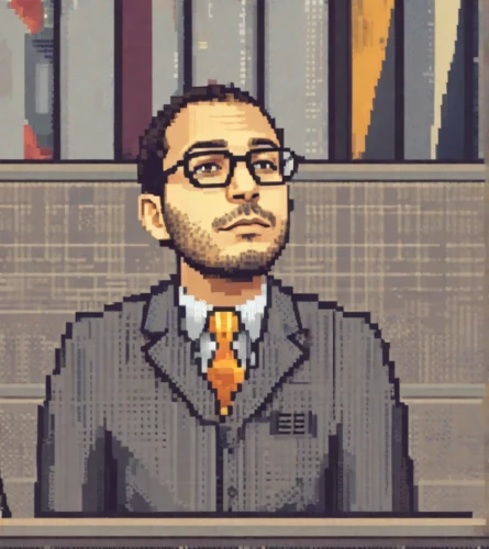 attorney,pixel art,businessman,pixelgrafic,lawyer,librarian,sales man,action-adventure game,business man,shopkeeper,stock broker,spy-glass,administrator,an investor,society finch,neon human resources,adventure game,businessperson,white-collar worker,cartoon doctor