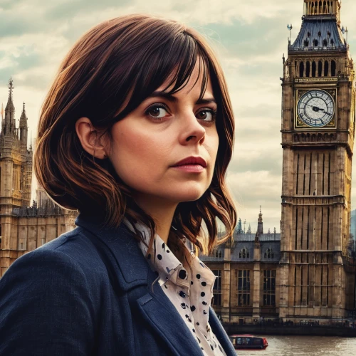 british actress,the eleventh hour,female doctor,felicity jones,doctor who,twelve,full hd wallpaper,uk,portrait background,british,civil servant,london,big ben,clock face,the girl at the station,television character,united kingdom,britain,actress,the doctor,Illustration,Paper based,Paper Based 06