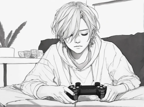 psp,game addiction,playstation vita,blonde sits and reads the newspaper,game controller,controller,gamepad,controller jay,gamer,game drawing,playstation,consoles,gaming,girl studying,girl drawing,game illustration,wii u,videogame,video game controller,video gaming,Illustration,Paper based,Paper Based 20