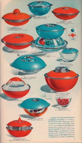 vintage dishes,cookware and bakeware,singingbowls,flavoring dishes,kitchenware,dishware,casserole dish,tureen,serveware,saucer,bowls,tableware,model years 1958 to 1967,colander,dish storage,tibetan bowls,copper cookware,singing bowls,mid century,plate shelf,Conceptual Art,Sci-Fi,Sci-Fi 29