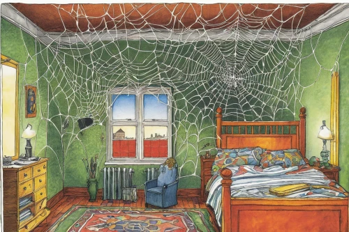 mood cobwebs,spider's web,spiderweb,spider web,cobwebs,cobweb,spider silk,webs,tangle-web spider,web,spider network,spider net,spiders,halloween paper,the little girl's room,children's bedroom,spider the golden silk,halloween poster,widow spider,children's room,Illustration,Children,Children 03