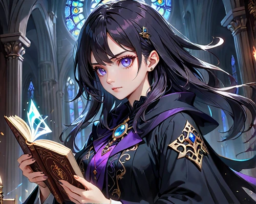 scholar,libra,librarian,reading,monsoon banner,portrait background,merlin,cg artwork,easter banner,magic grimoire,author,birthday banner background,read a book,halloween banner,prayer book,vexiernelke,erika,gothic portrait,vanessa (butterfly),wiz,Anime,Anime,General