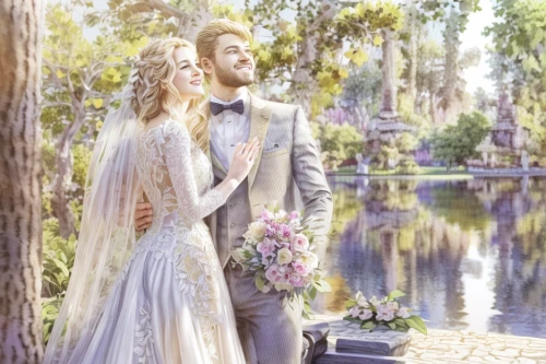 wedding photo,wedding couple,fairytale,silver wedding,wedding frame,beautiful couple,the ceremony,bride and groom,golden weddings,wedding ceremony,romantic scene,romantic portrait,wedding dresses,wedding invitation,brookgreen gardens,bridegroom,a fairy tale,wedding photography,wedding icons,fantasy picture