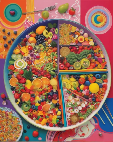 food collage,fruit plate,colorful pasta,salad plate,tutti frutti,colorful vegetables,leittafel,food table,fruit bowl,placemat,bowl of fruit,fruit bowls,bowl of fruit in rain,fruits and vegetables,platter,fruit slices,food platter,fruit platter,circular puzzle,flavoring dishes,Illustration,Abstract Fantasy,Abstract Fantasy 08