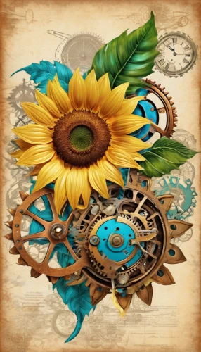 steampunk gears,sunflower paper,sunflower lace background,sunflower coloring,digiscrap,flora abstract scrolls,flowers in wheel barrel,paper flower background,woodland sunflower,sunflowers,life stage icon,blooming wreath,flowers png,helianthus,cogwheel,sunflower digital paper,scrapbook flowers,sunroot,sunflower,sun flower,Conceptual Art,Fantasy,Fantasy 25