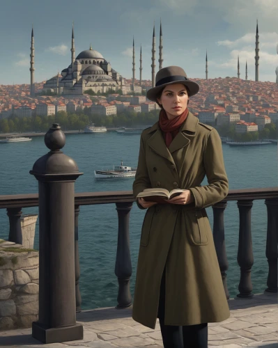 istanbul,bosphorus,istanbul city,constantinople,young model istanbul,sultanahmet,ayasofya,galata,izmir,atatürk,spy visual,kadikoy,turkey tourism,overcoat,eminonu,spy,turkish,blue mosque,imperial coat,turkey,Art,Artistic Painting,Artistic Painting 48