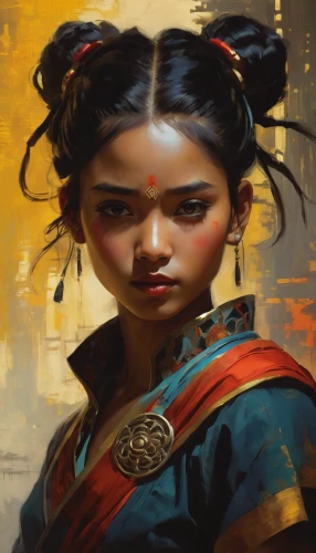 mulan,oriental girl,geisha girl,geisha,world digital painting,chinese art,jaya,oriental princess,oriental,mystical portrait of a girl,asian woman,gobi,asian vision,asia,fantasy portrait,female warrior,digital painting,asian culture,rosa ' amber cover,tibetan,Conceptual Art,Oil color,Oil Color 11