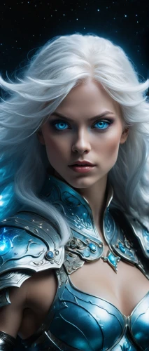 ice queen,blue enchantress,heroic fantasy,fantasy woman,the snow queen,elven,elsa,ice princess,show off aurora,fantasy portrait,silvery blue,aurora,dark elf,fantasy art,violet head elf,fantasy picture,silvery,female warrior,winterblueher,white rose snow queen,Illustration,Realistic Fantasy,Realistic Fantasy 02